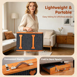 Pawaboo 2026 Upgraded Small Dog Ramp for Couch Foldable, 7 Ajustable Height