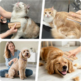 Pawaboo Deshedding Brush for Dogs & Cats, Dog Hair Removal Comb
