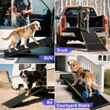 Pawaboo 67″ L & 20″ W Longest Dog Ramp for Car Foldable, Up to 200 LBS