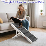 Pawaboo 2026 Upgraded Small Dog Ramp for Couch Foldable, 5 Ajustable Height