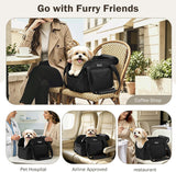Pawaboo Dog Purse Carrier for Small Dogs,Under 9 Lbs