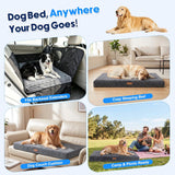 Pawaboo Backseat Pet Bed for Car Reversible Warming & Cooling, Gray