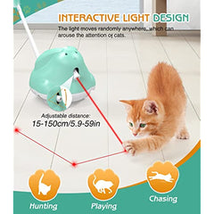 Rabbit Shaped Automatic Laser Cat Toy