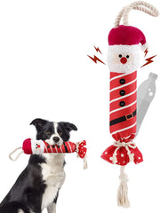 Christmas Dog Squeaky Plush Toys