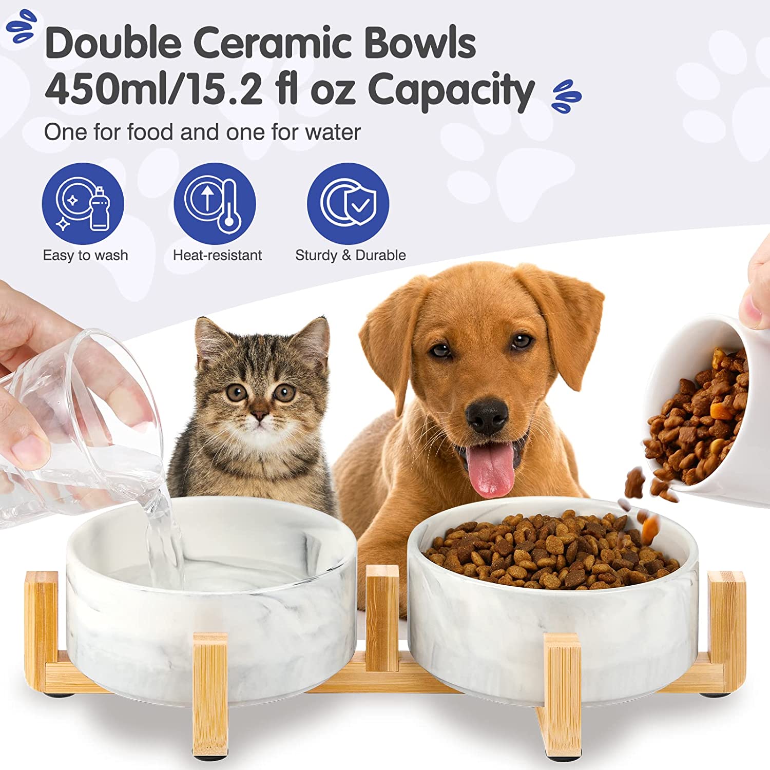 Paw Shaped Pet Bowl  Cat & Dog Related Promotional Items