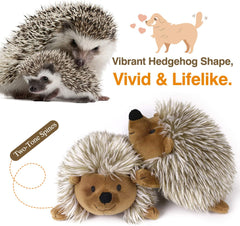 Hedgehog Plush Dog Chew Toy