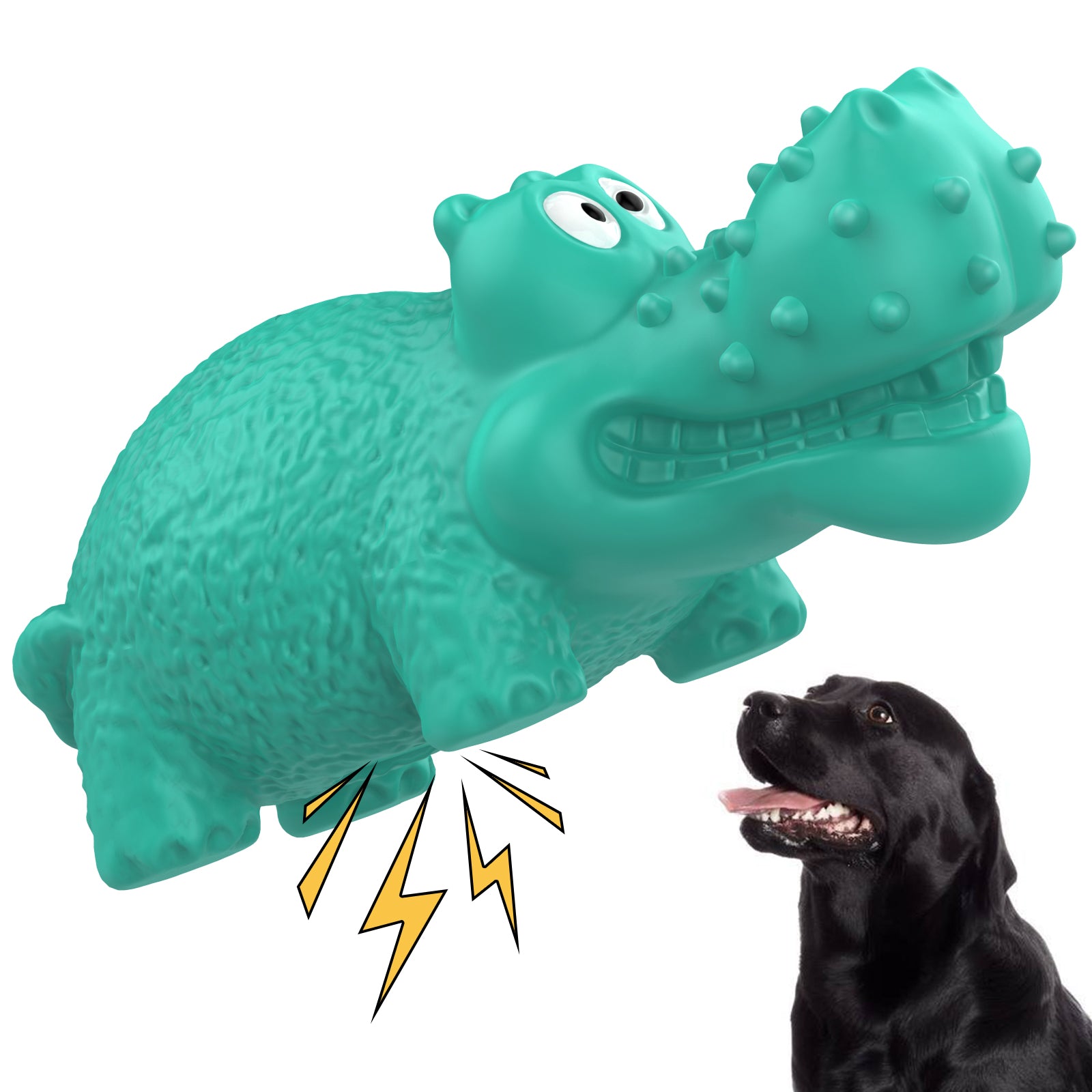 Hippo shape Dog Chew Toy